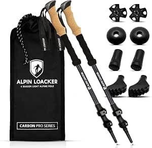 Alpin Loacker Bâtons de Ski Télescopiques